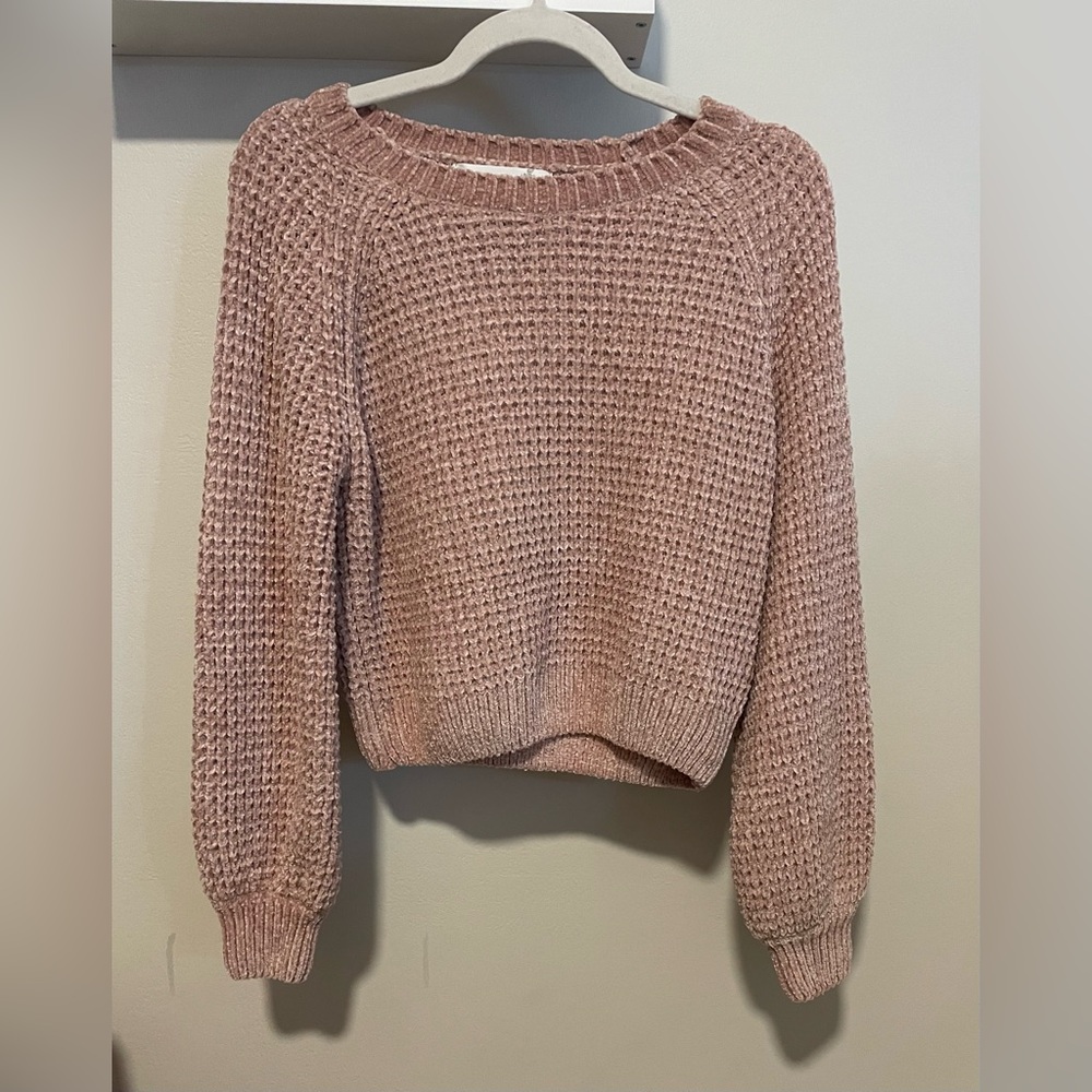 Altar'd State Mauve Knit Sweater